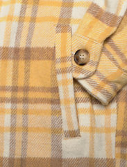 Grunt - Harper Check Jacket - overshirts - yellow - 3