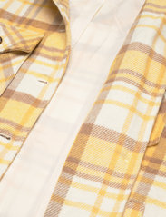 Grunt - Harper Check Jacket - overshirts - yellow - 4