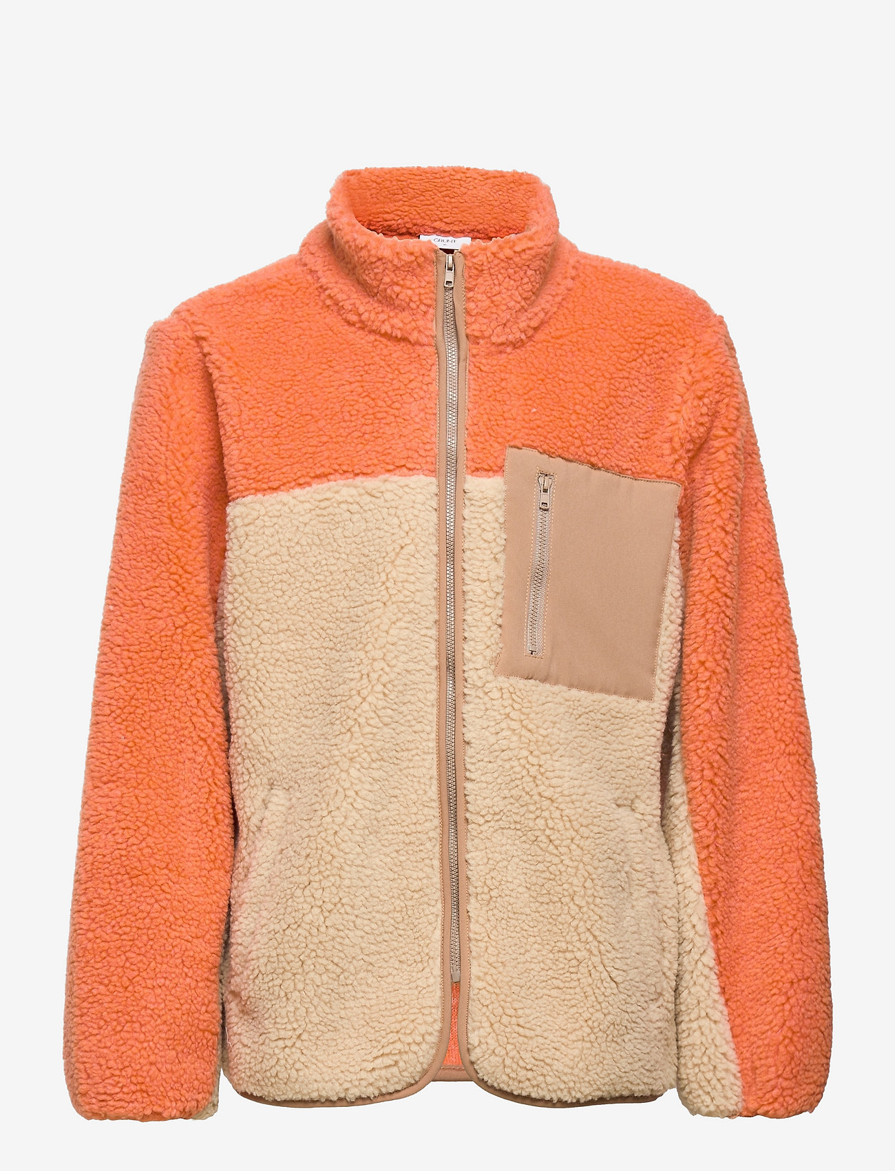 Grunt - Mel Pile Jacket - kurtka polarowa - orange - 0