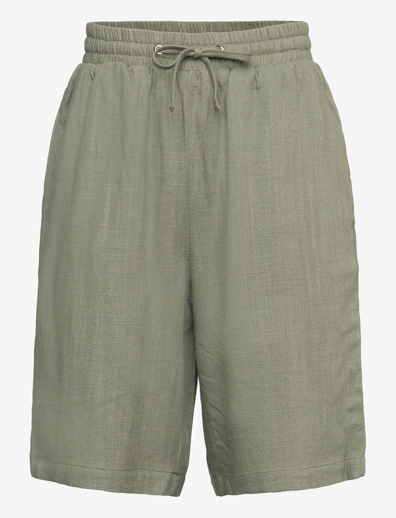 Grunt - Tanja Linen Shorts - army green - 0