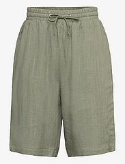 Grunt - Tanja Linen Shorts - mjukisshorts - army green - 0