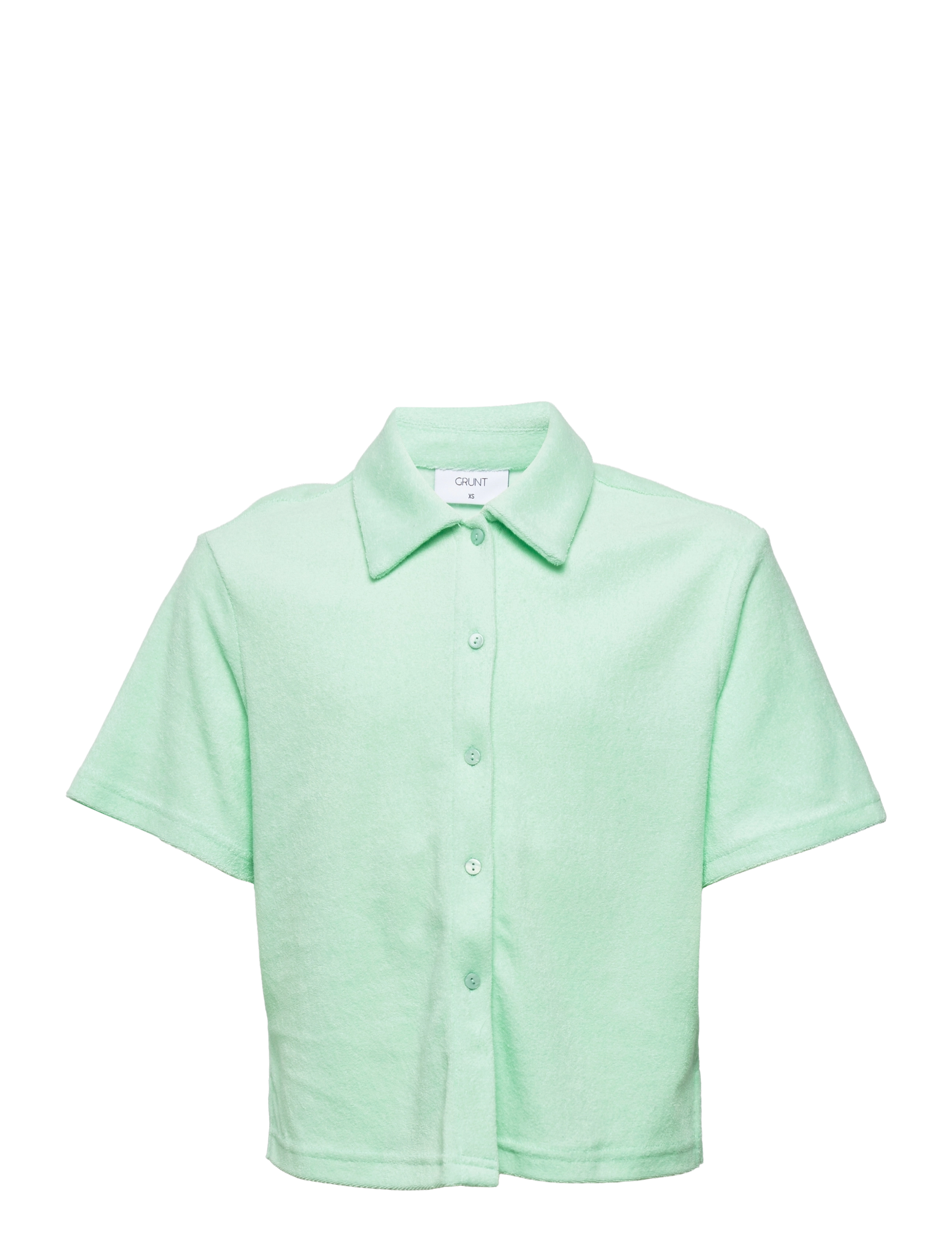 GRUNT Daisy Towelling Shirt Grün - 164 - Kinder