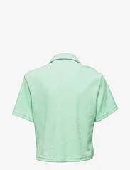 Grunt - Daisy Towelling Shirt - short-sleeved shirts - light green - 1