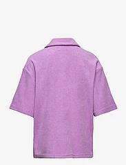 Grunt - Daisy Towelling Shirt - kortærmede skjorter - purple - 1