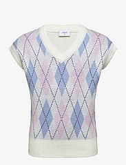 Grunt - Canellia Knit Vest - liivit - off white - 0