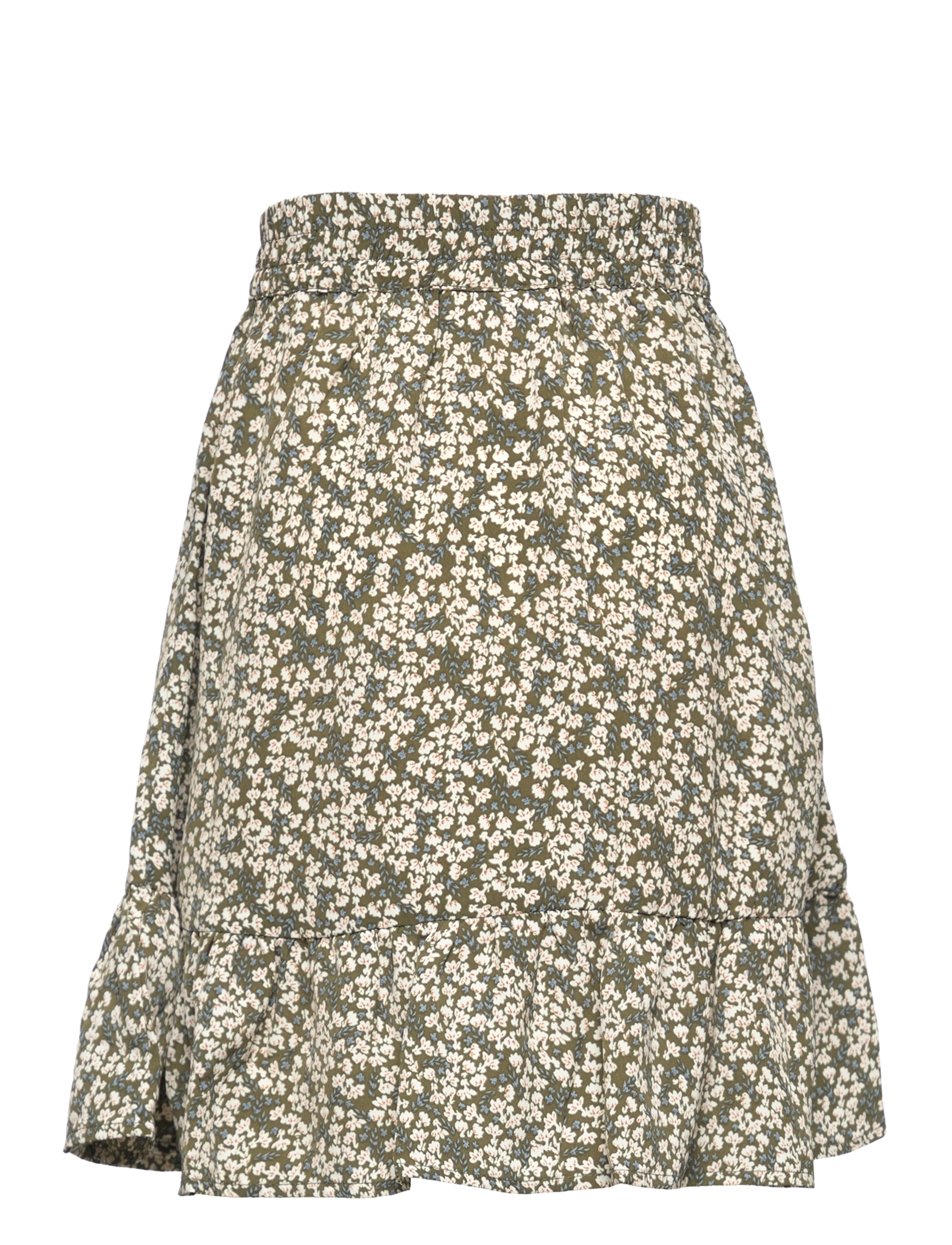 Grunt - Silke Flower Skirt - army green - 1