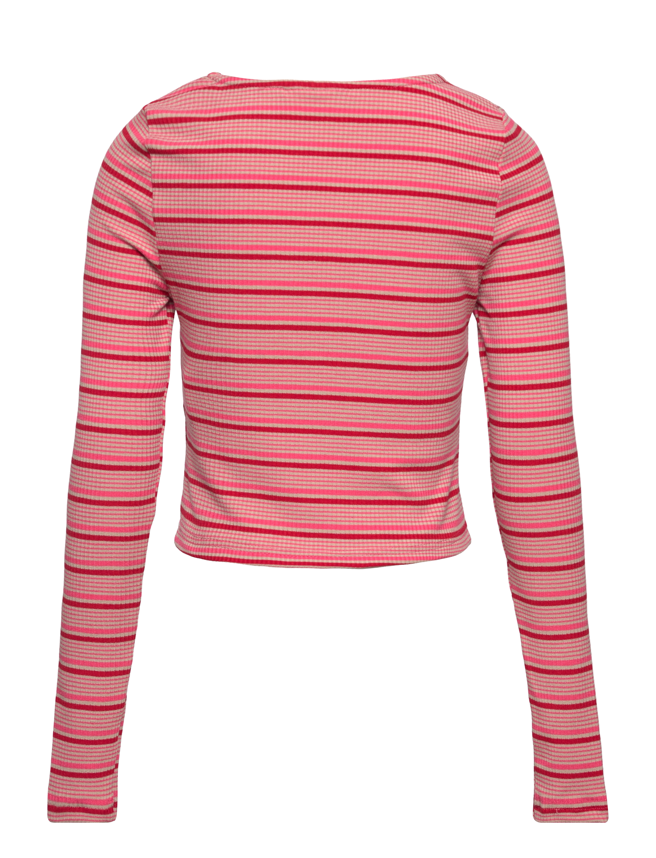 Grunt - Frikke LS Rib Tee - coral - 1