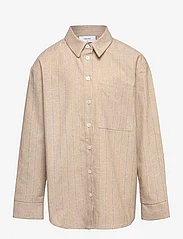 Grunt - Agnete Shirt - langärmlige hemden - light sand - 0