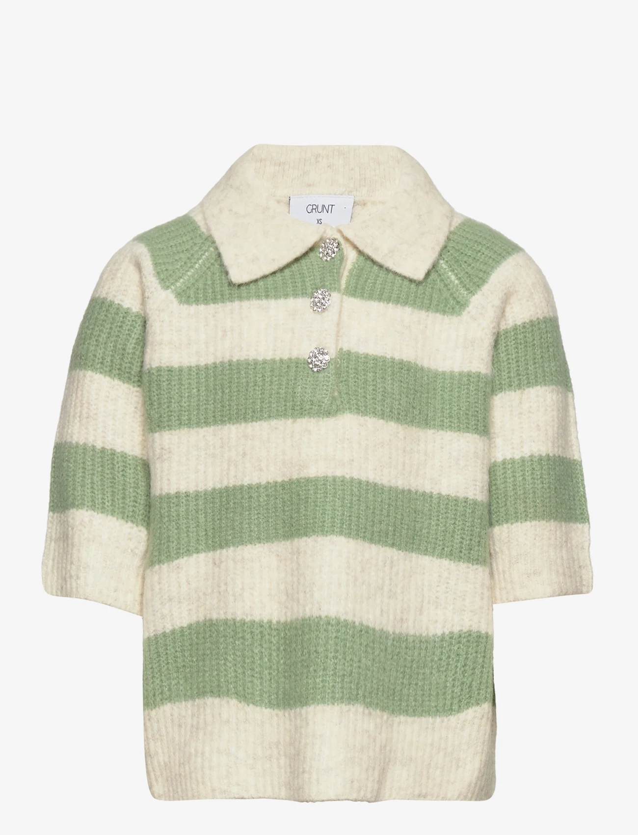 Grunt - Else SS Knit - pullover - light green - 0