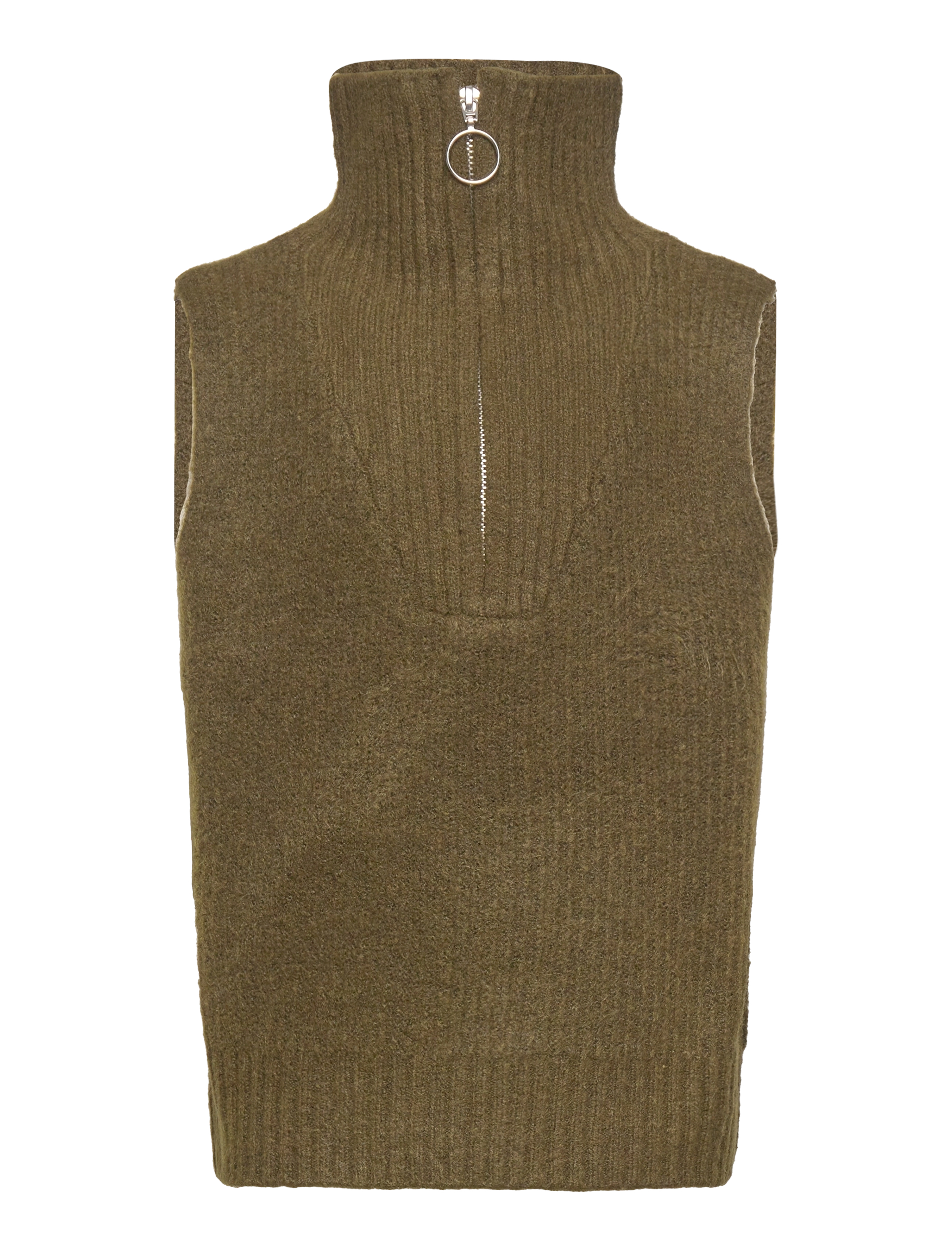 GRUNT Giselle Vest Knit Khaki - 152 - Kinder