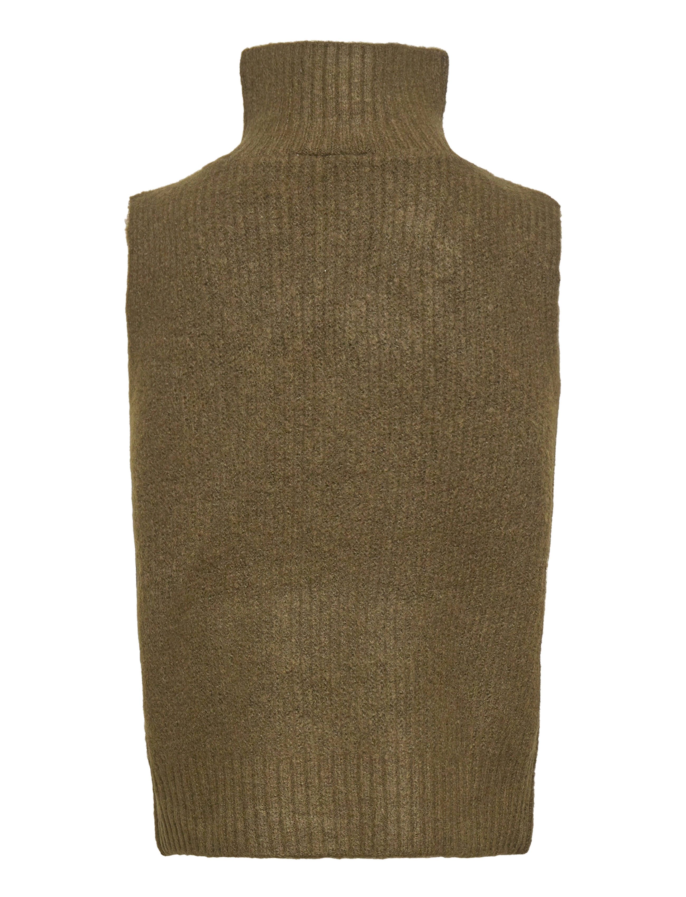 Grunt - Giselle Vest Knit - vester - army green - 1