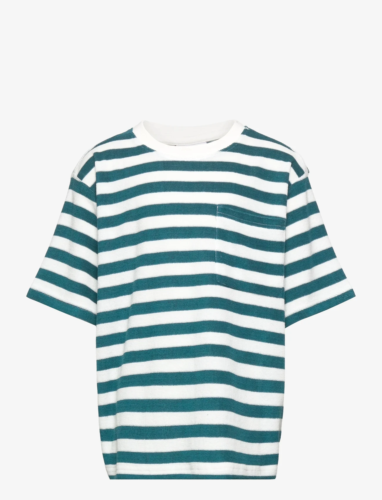Grunt - Graham Towel Tee - short-sleeved t-shirts - dark green - 0