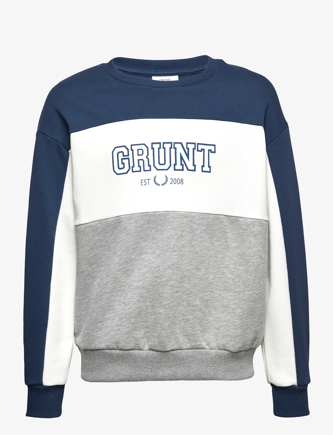 Grunt - Archer Crew Sweat - sweatshirts - grey melange - 0