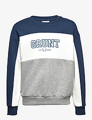 Grunt - Archer Crew Sweat - sweatshirts - grey melange - 0