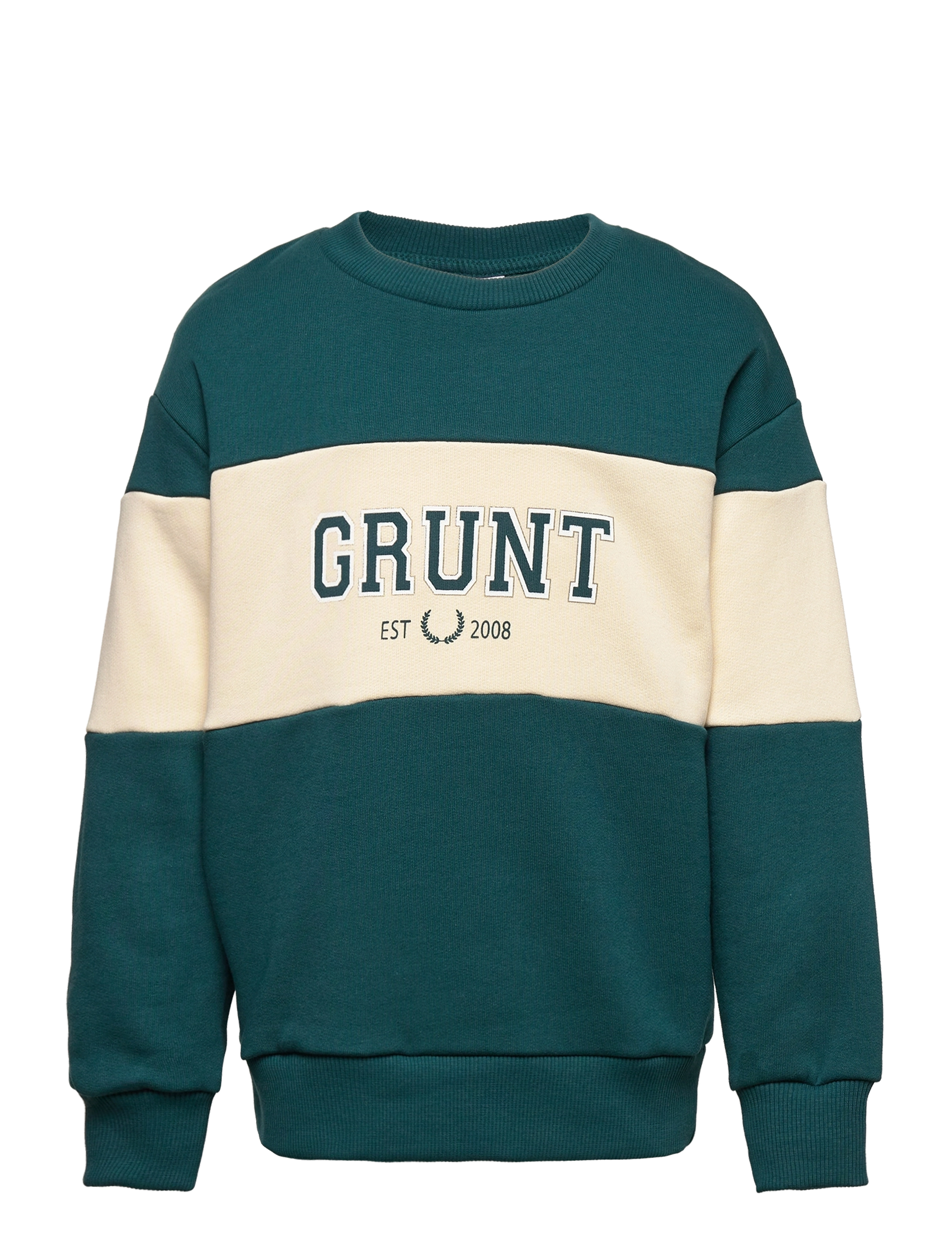 Grunt - Huntley Crew Sweat. - dark green - 0