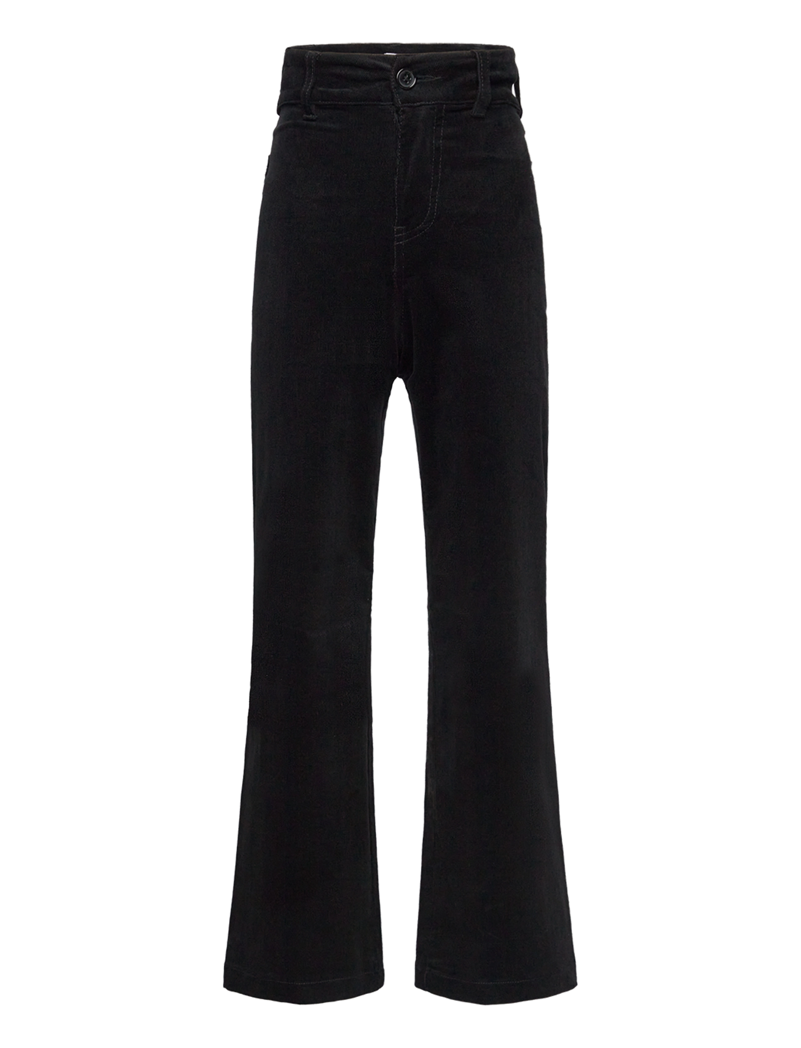 Grunt Wise Wide Corderoy - Housut - BLACK / black
