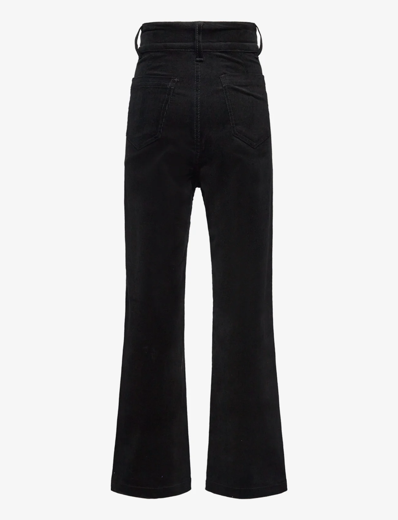 Grunt - Wise Wide Corderoy - trousers - black - 1