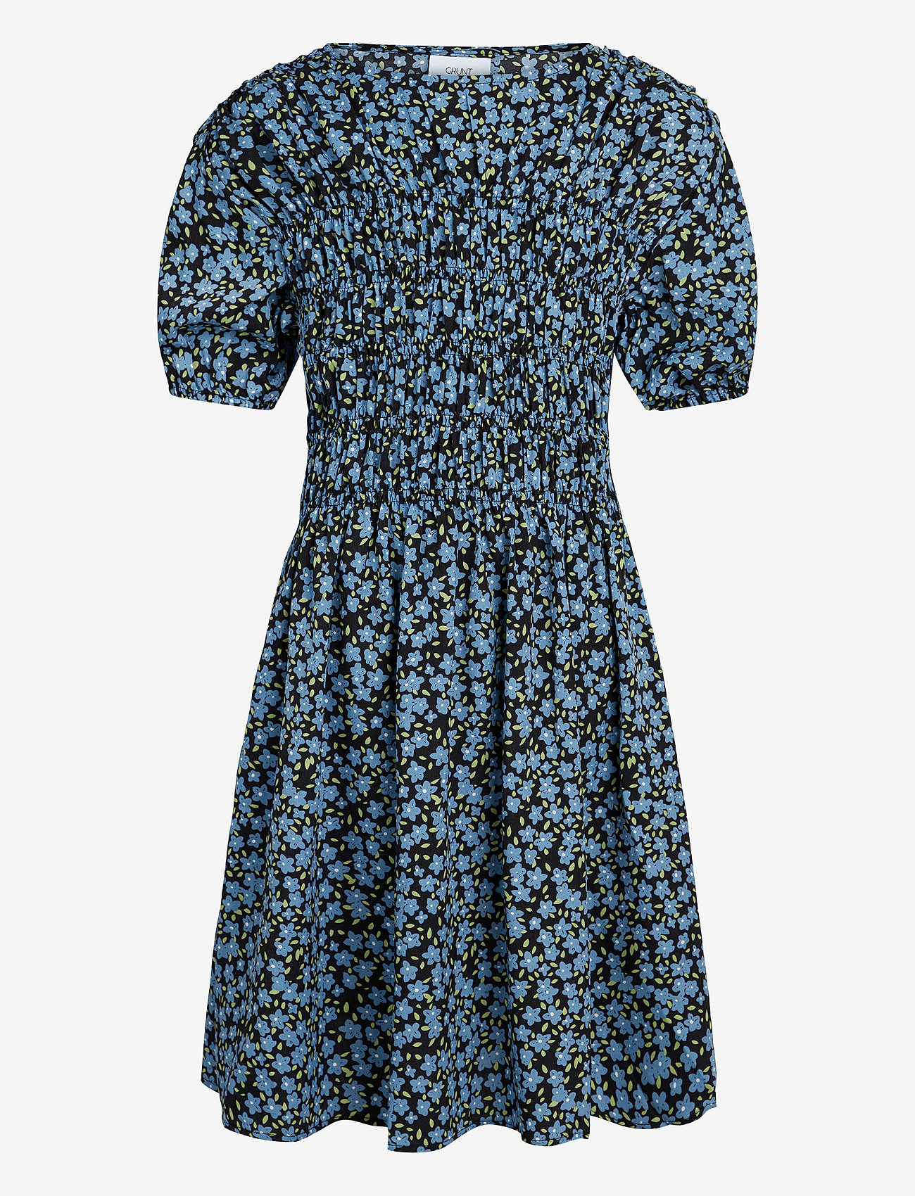 Grunt - Urbi Dress - sukienki codzienne z krótkim rękawem - blue - 0