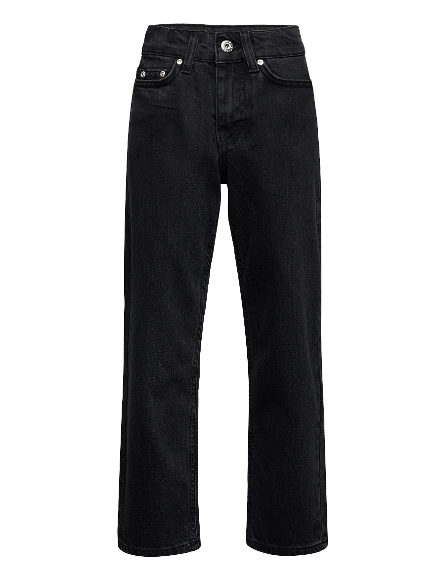 Grunt - Nadia Midrise Straight Black - suorat farkut - black vintage - 0