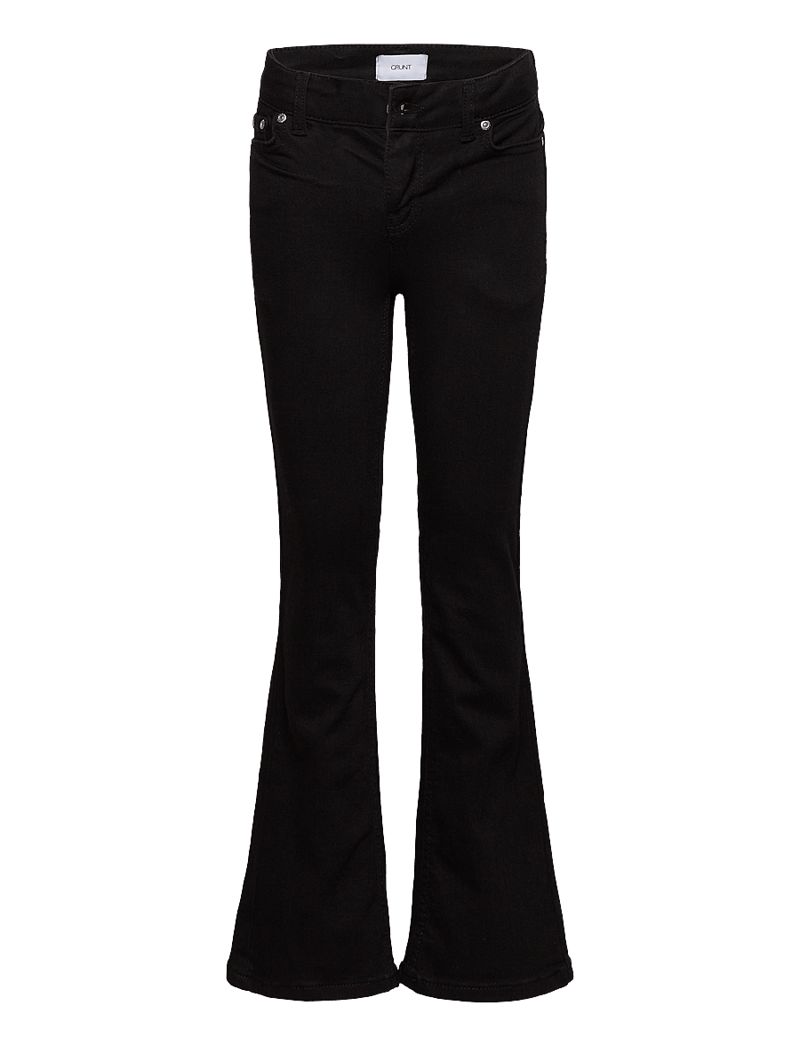 Grunt - Texas Low Flare Black - hosen mit weitem bein - black - 0