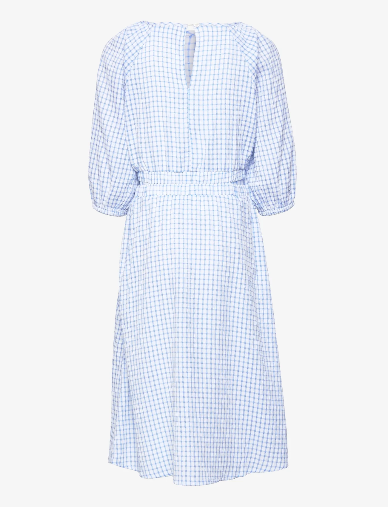 Grunt - Osgood Dress - kurzärmelige freizeitkleider - blue - 1