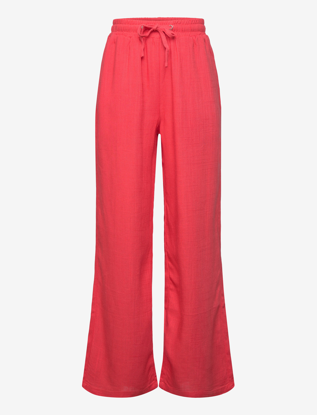 Grunt - GRCamille Linen Pants - linane riietus - coral - 0