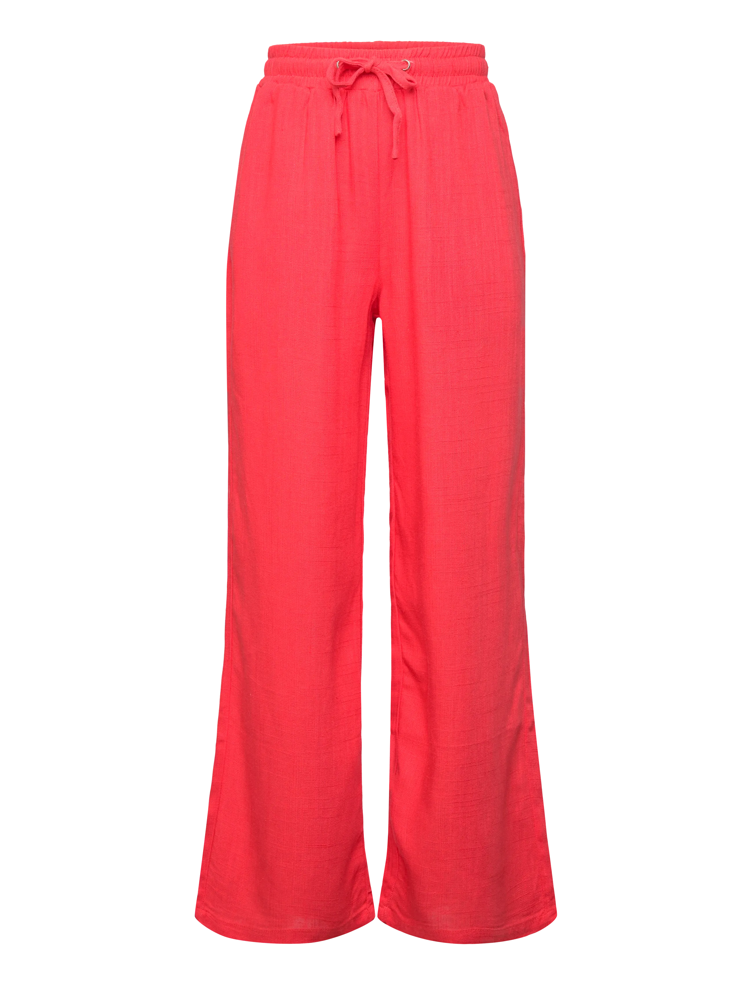 Grunt GRCamille Linen Pants - Hosen - CORAL / coral