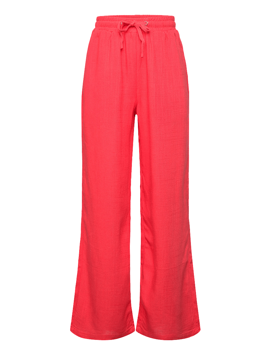 Grunt - GRCamille Linen Pants - spodnie - coral - 0