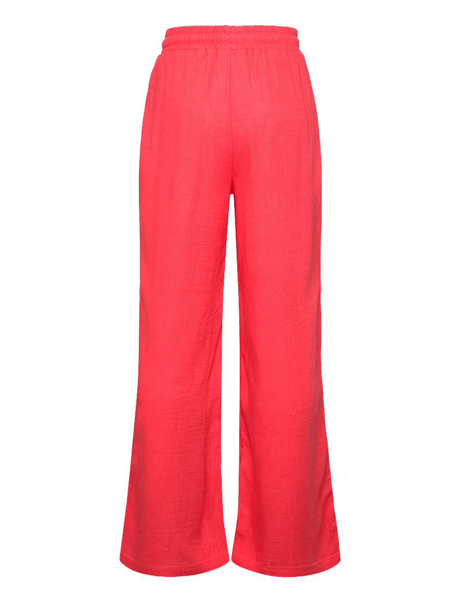 Grunt - GRCamille Linen Pants - spodnie - coral - 1