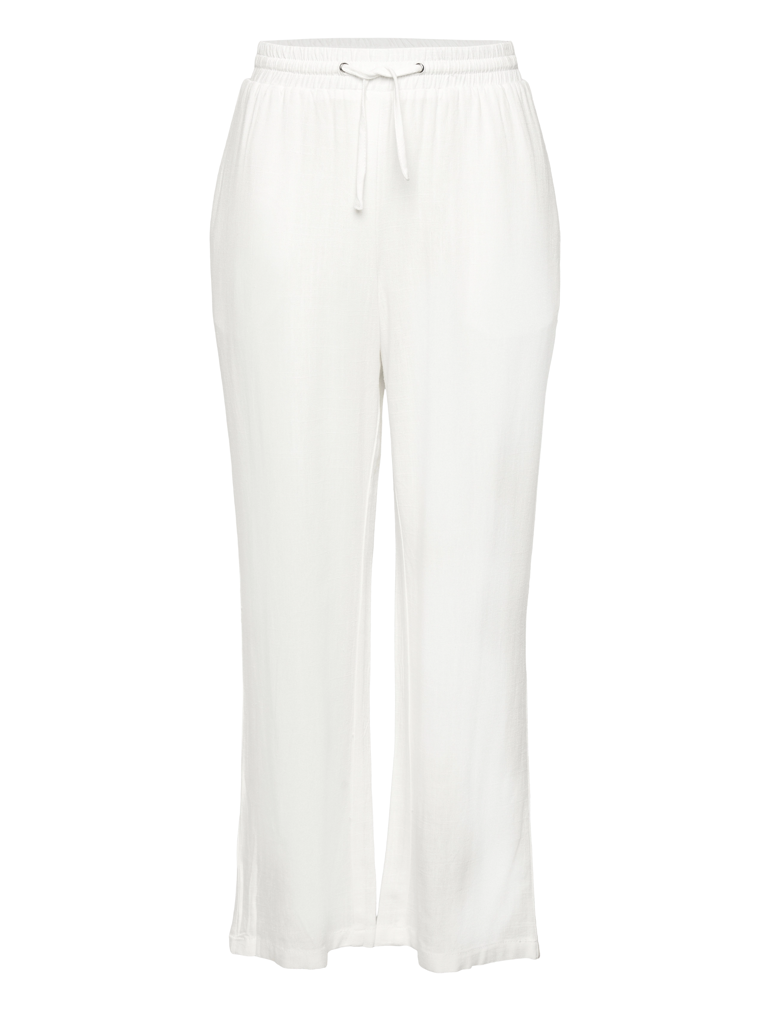 Grunt Grcamille Linen Pants, 128, White, Underdele > Bukser, Børn