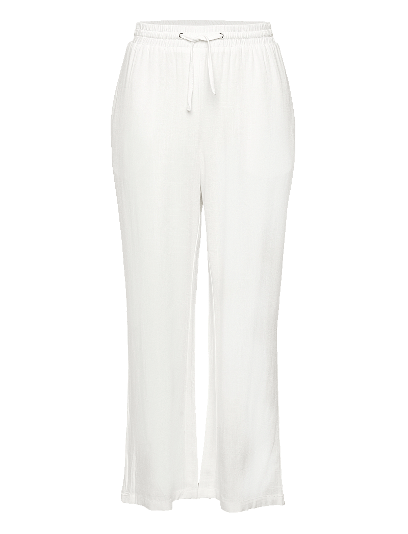 Grunt - GRCamille Linen Pants - byxor - white - 0