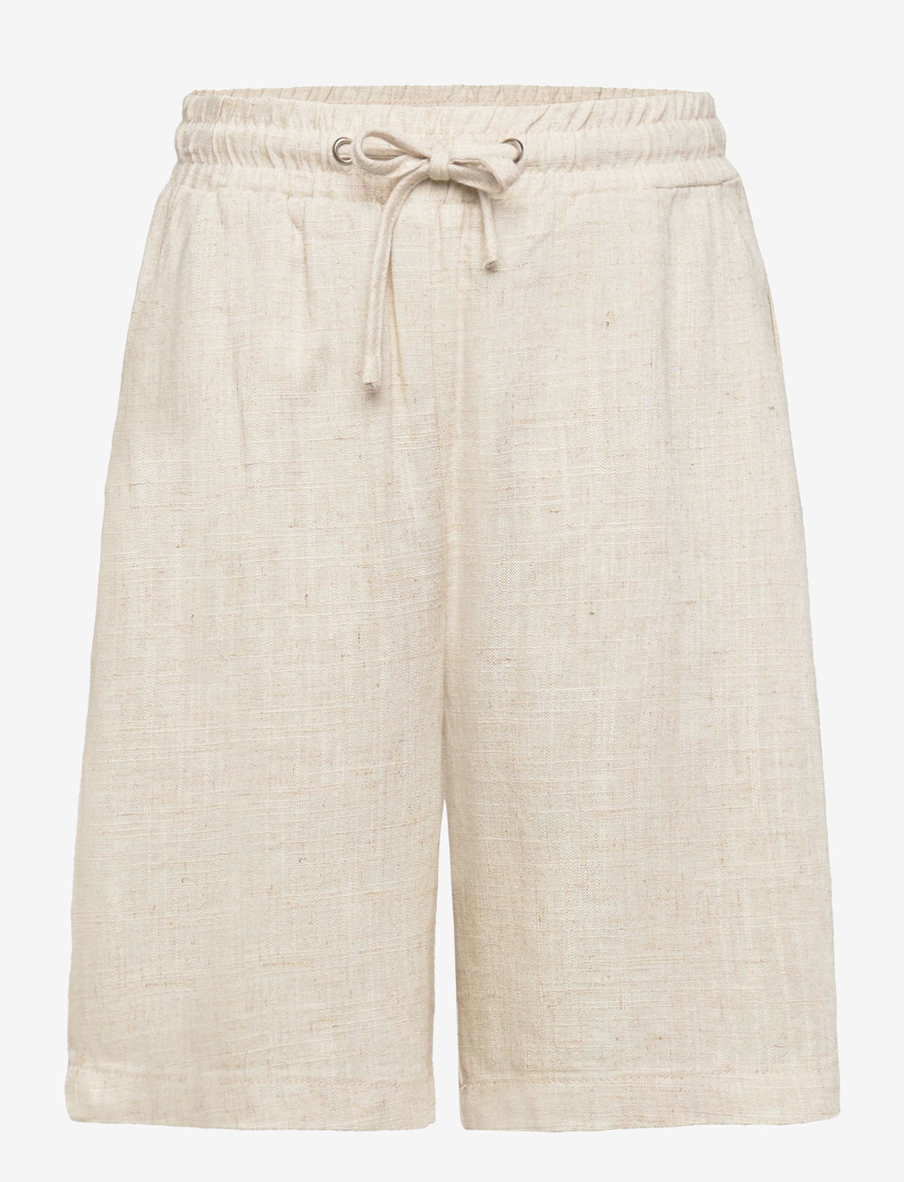 Grunt - GRTanja Linen Shorts - casual korte broeken - sand - 0