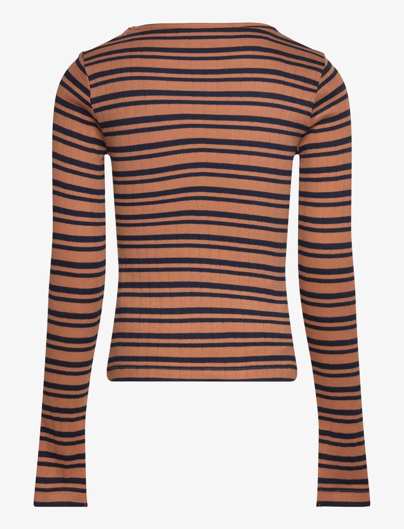 Grunt - Dopim Top LS - höstkläder - coffee stripe - 1