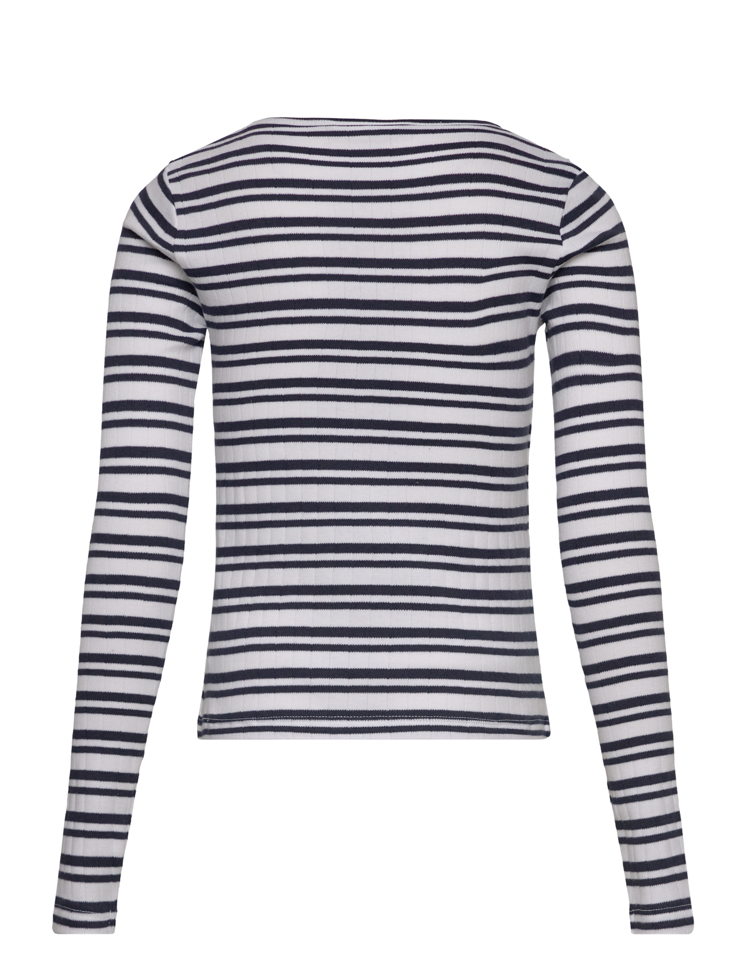Grunt - Dopim Top LS - t-shirts - navy stripe - 1
