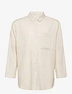 Latti LS Linen Shirt - SAND