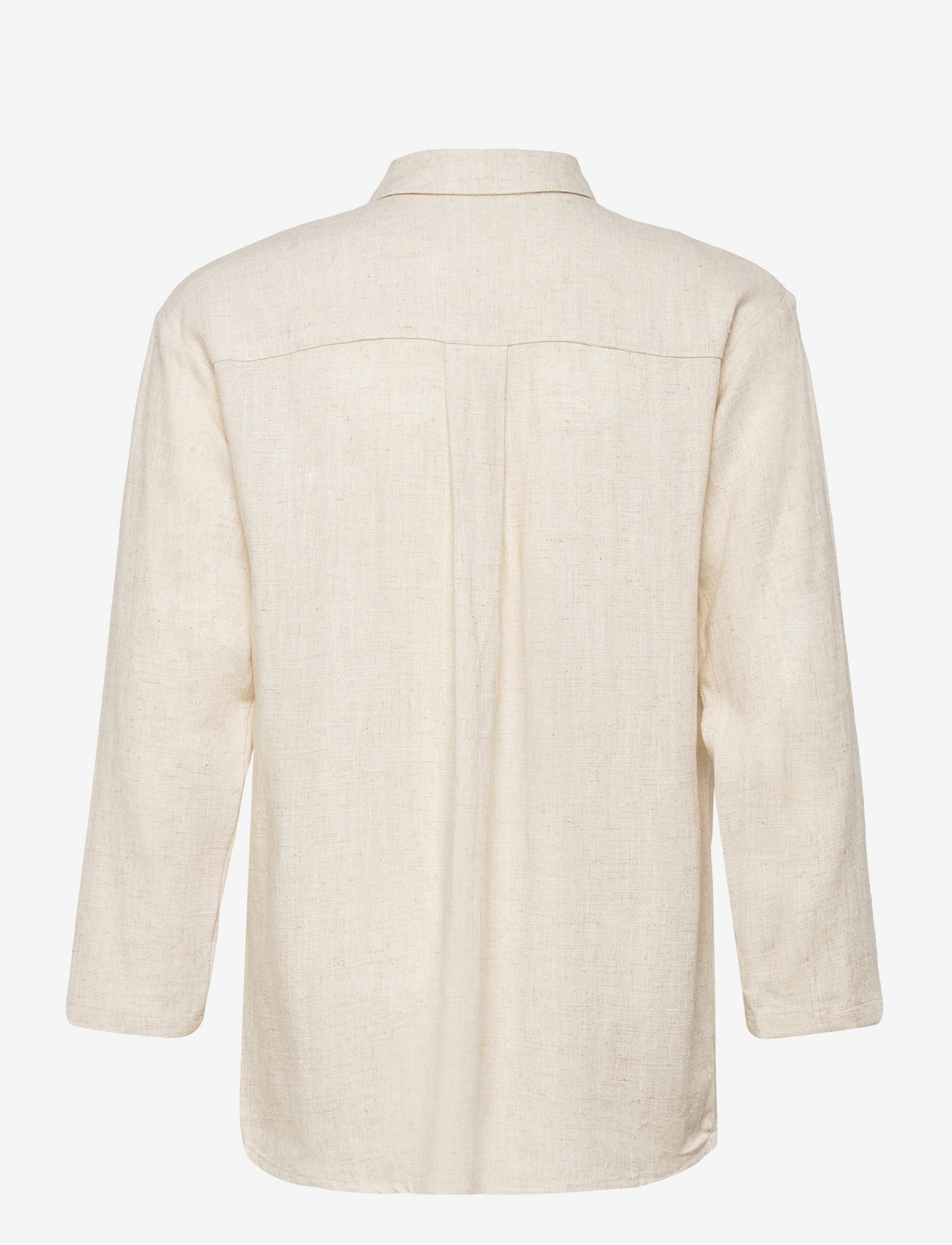 Grunt - Latti LS Linen Shirt - pikkade varrukatega särgid - sand - 1
