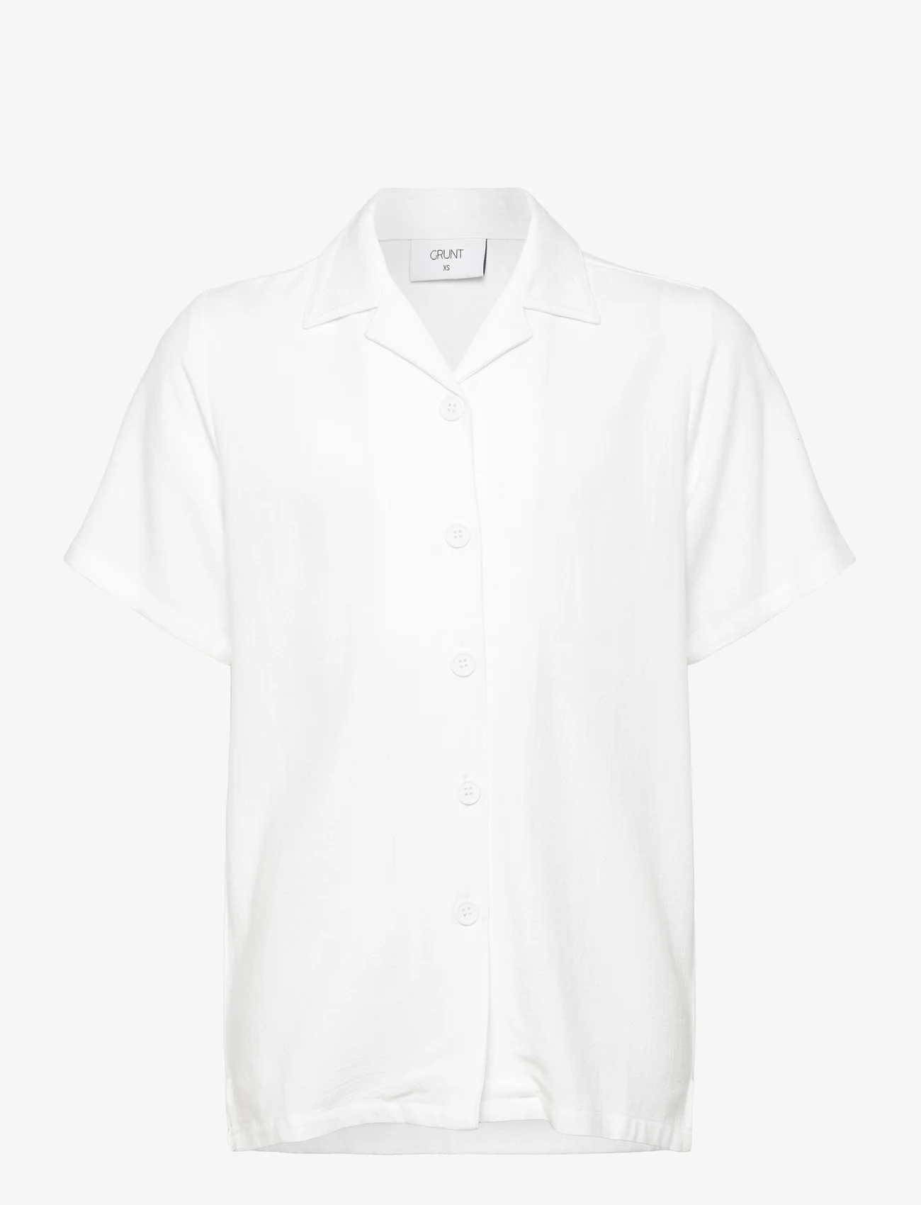 Grunt - Atos SS Linen Shirt - white - 0