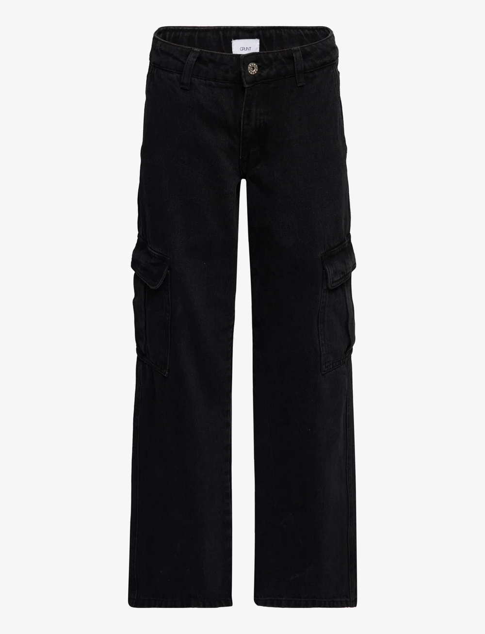 Grunt - Worki Low Waist Cargo - kargopüksid - black - 0