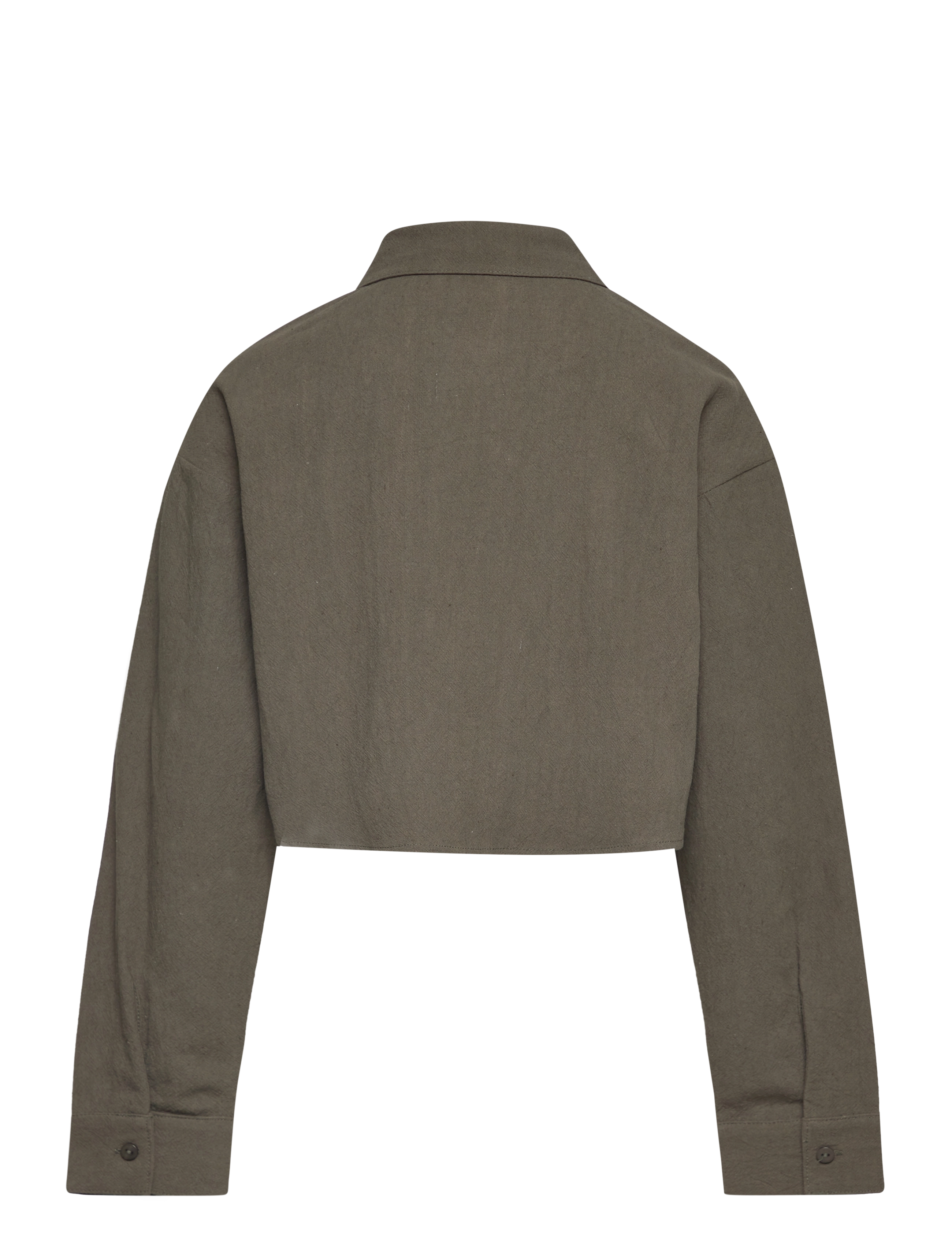 Grunt - Laros Short Shirt - long-sleeved shirts - army green - 1