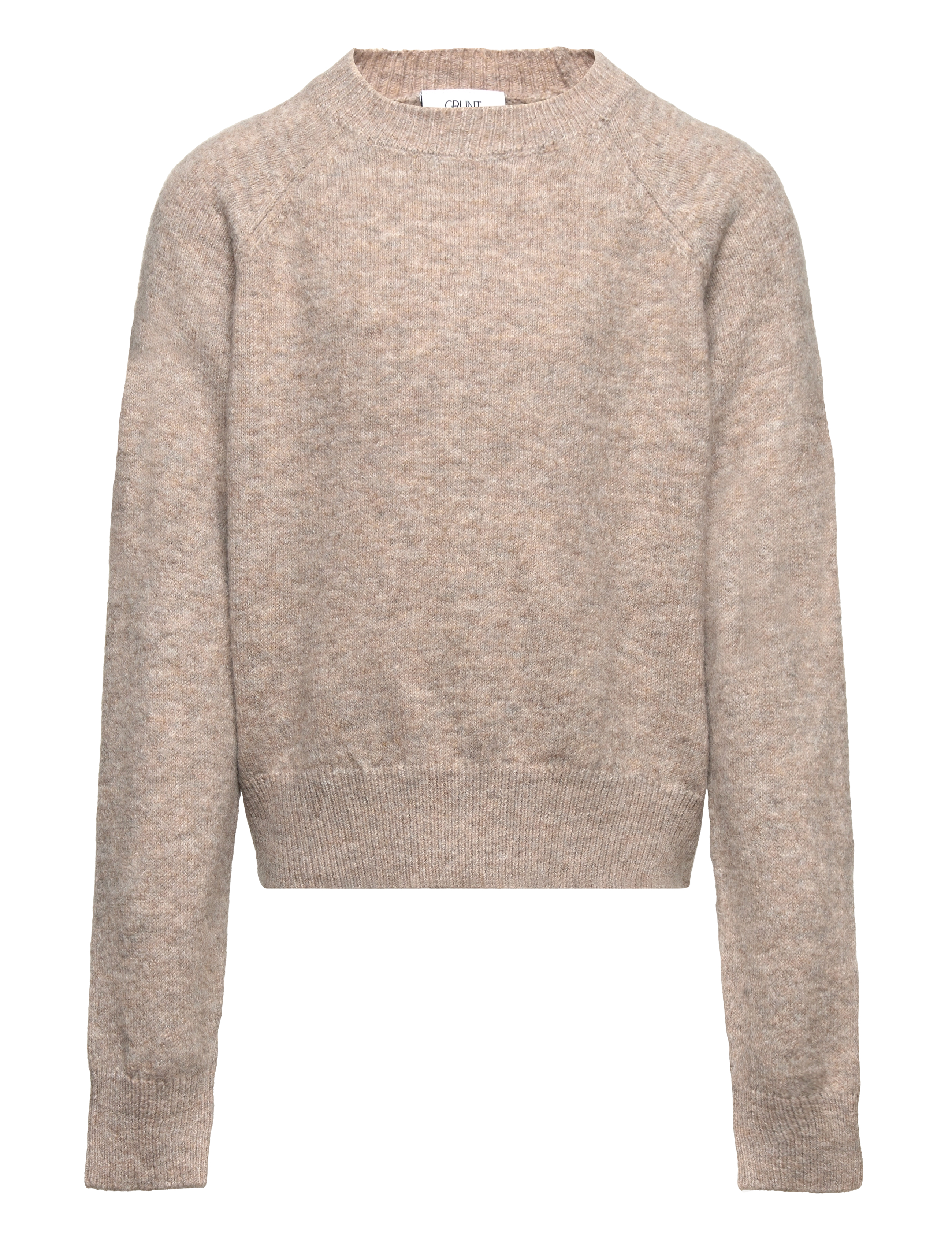 Grunt Griben Knit, Børn, Striktrøje, Beige, Str: S