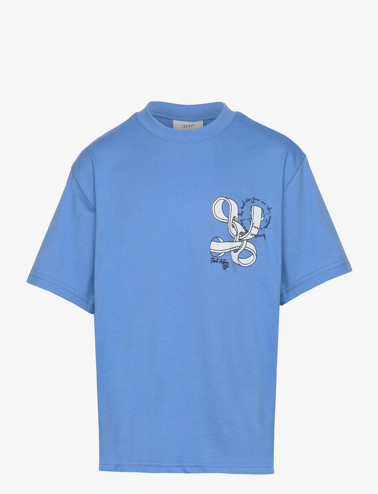 Grunt - Bari Tee - kortærmede t-shirts - blue - 0