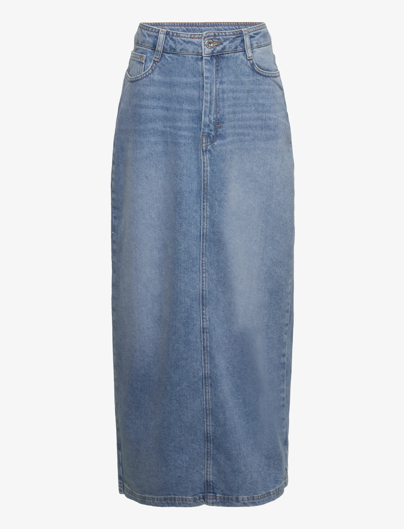 Grunt - Elisa Denim Skirt Vintage Blue - spódnice długie - blue vintage - 0