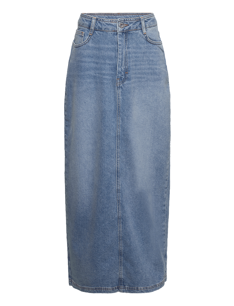 Grunt - Elisa Denim Skirt Vintage Blue - gari svārki - blue vintage - 0