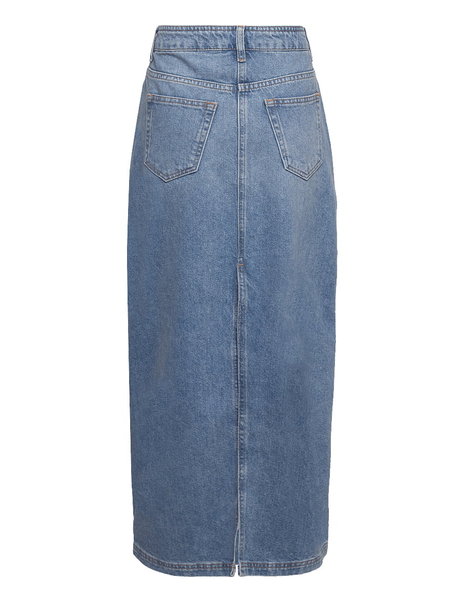 Grunt - Elisa Denim Skirt Vintage Blue - gari svārki - blue vintage - 1