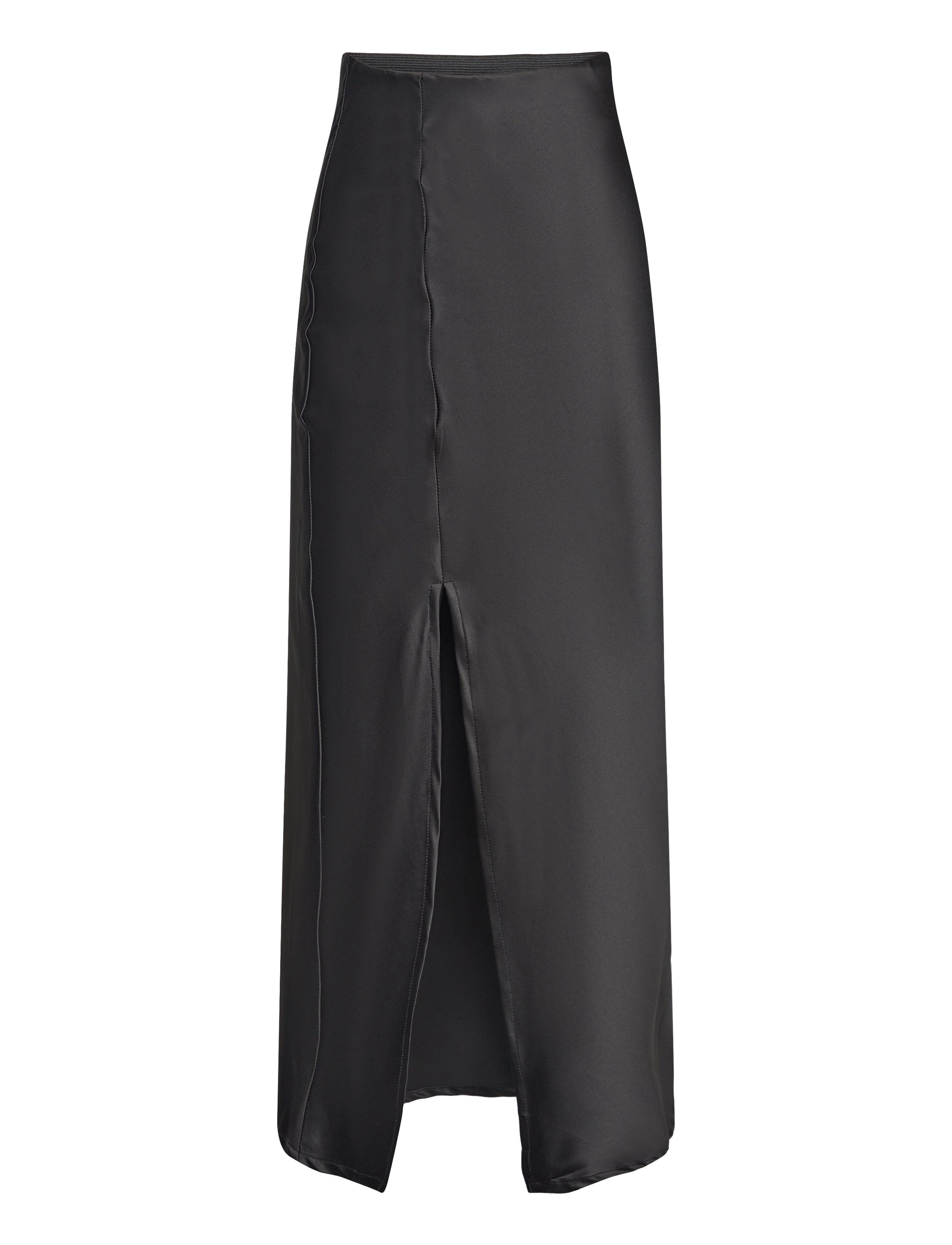 Grunt Diemen Satin Skirt - Clothing - BLACK / black