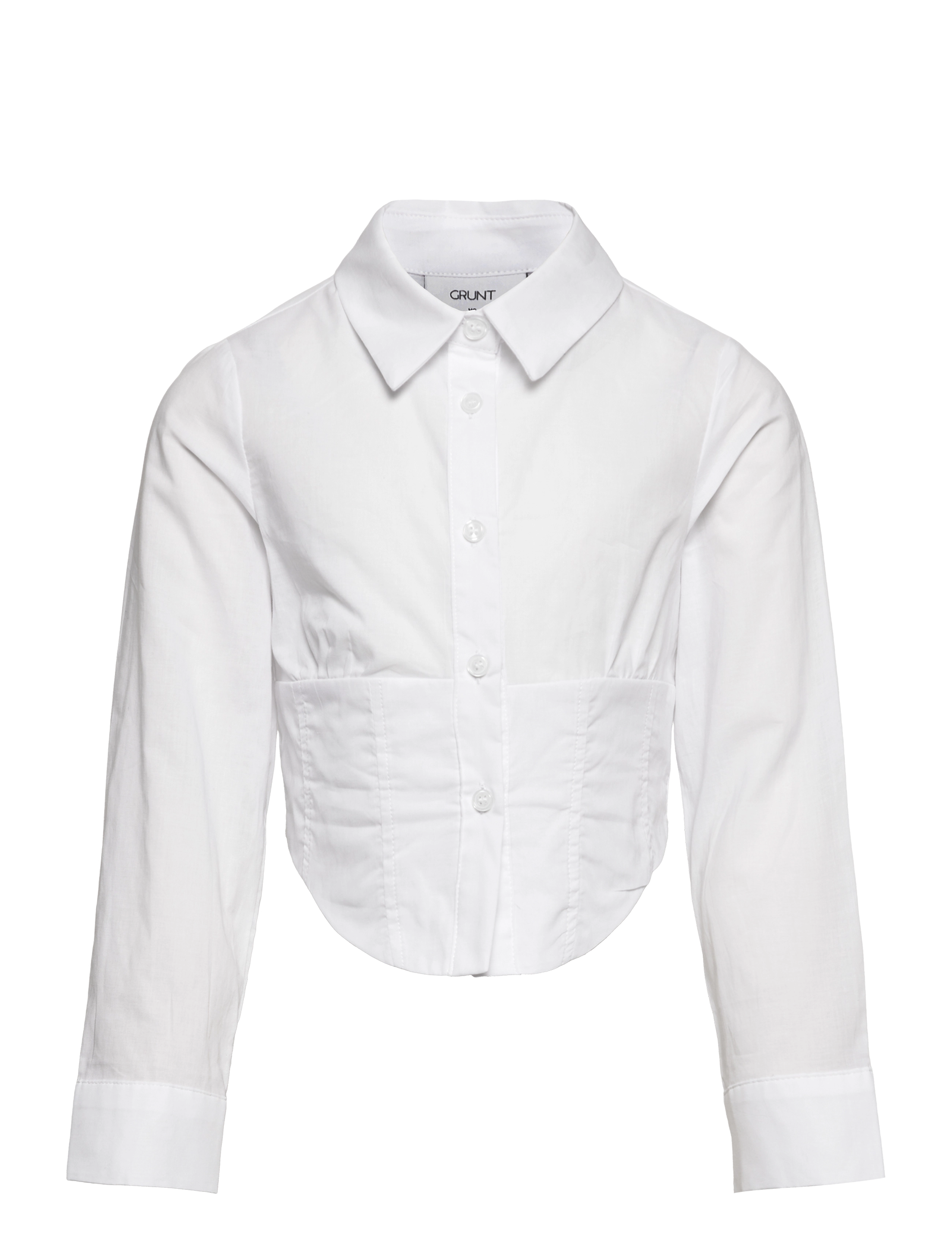 Grunt Longford Shirt - Skjorter - WHITE / white