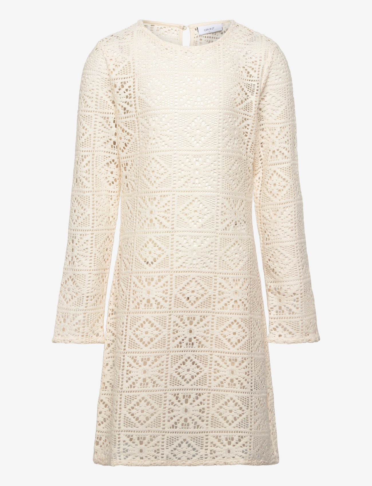 Grunt - Astrid Dress - sukienki codzienne z długim rękawem - off white - 0