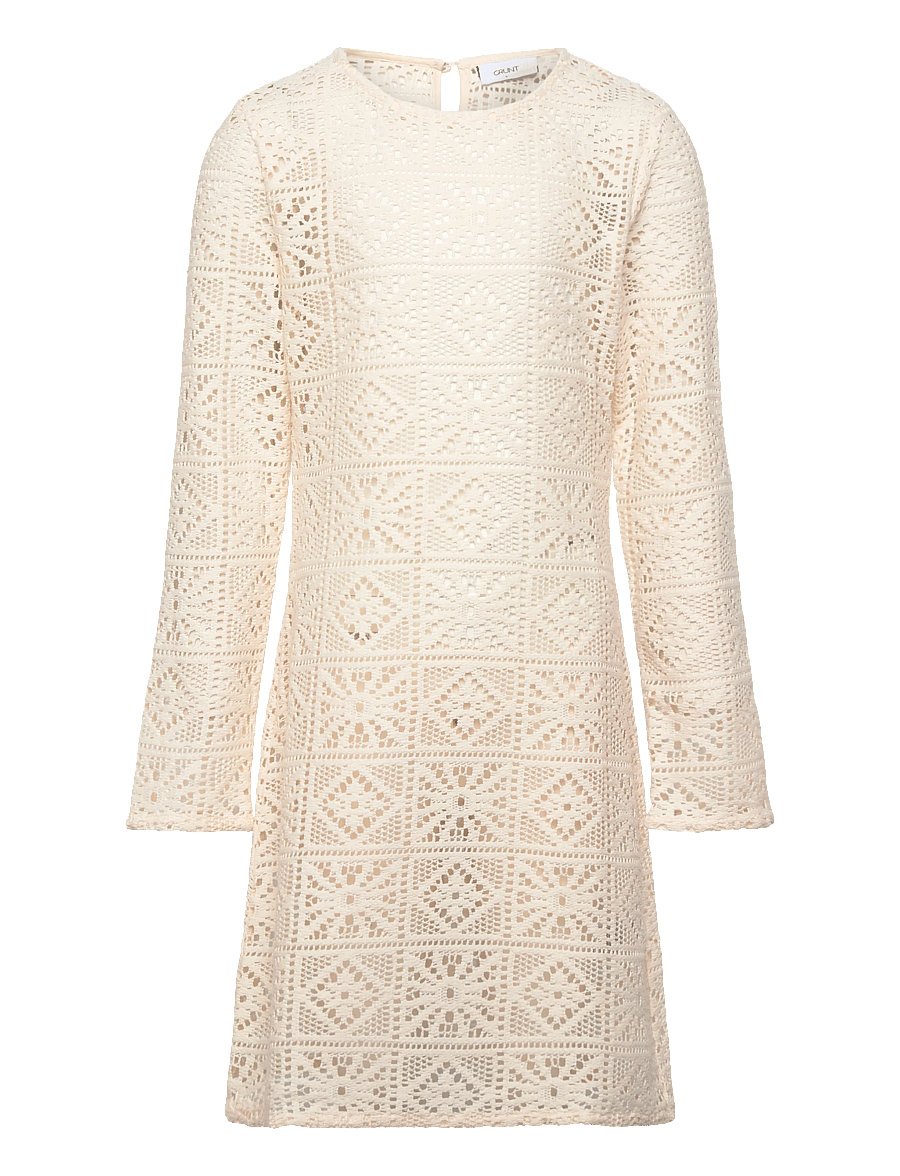 Grunt - Astrid Dress - langärmelige freizeitkleider - off white - 0
