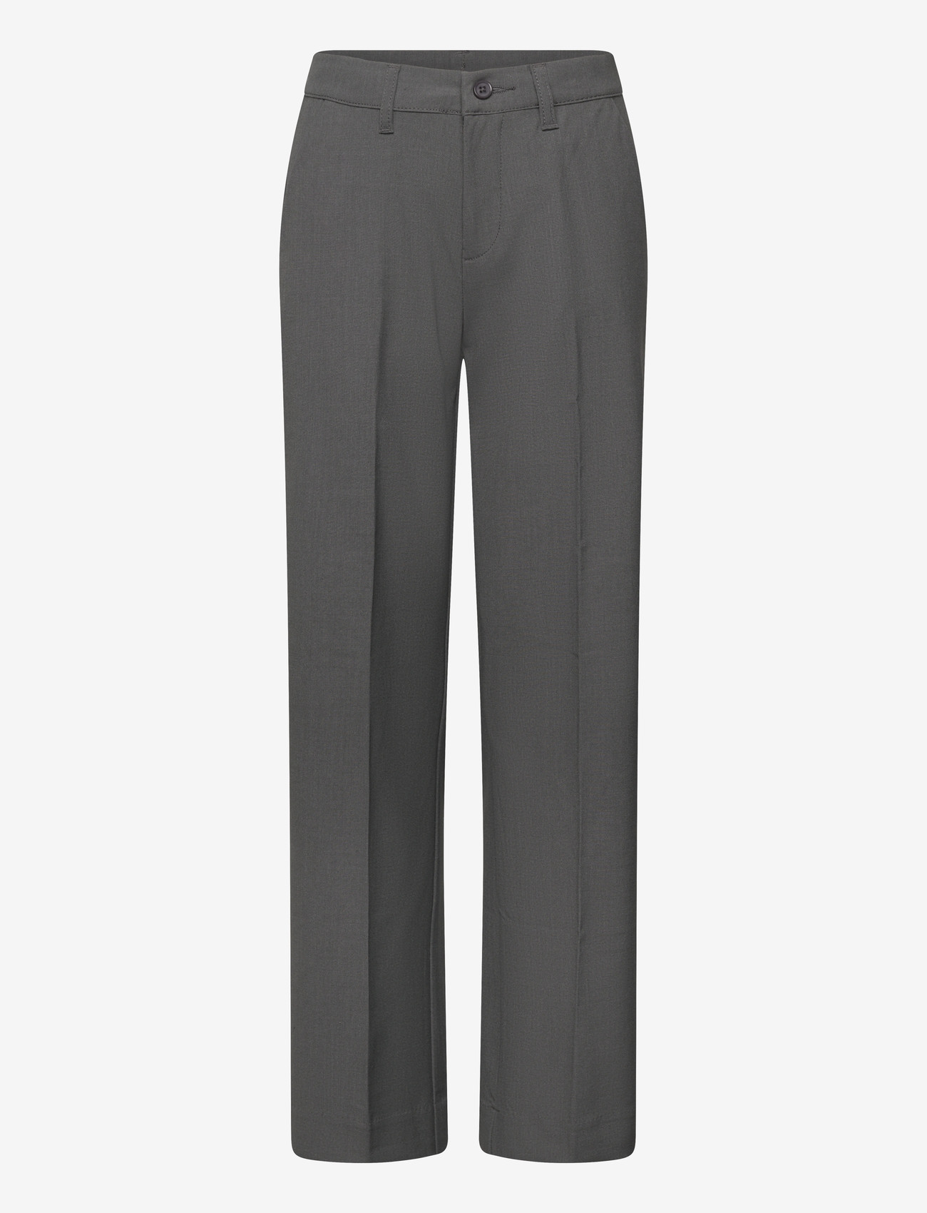 Grunt - GRDudai Wide Pants - trousers - grey - 0