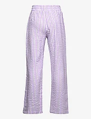 Grunt - Tenna Striped Pant - laagste prijzen - purple - 1
